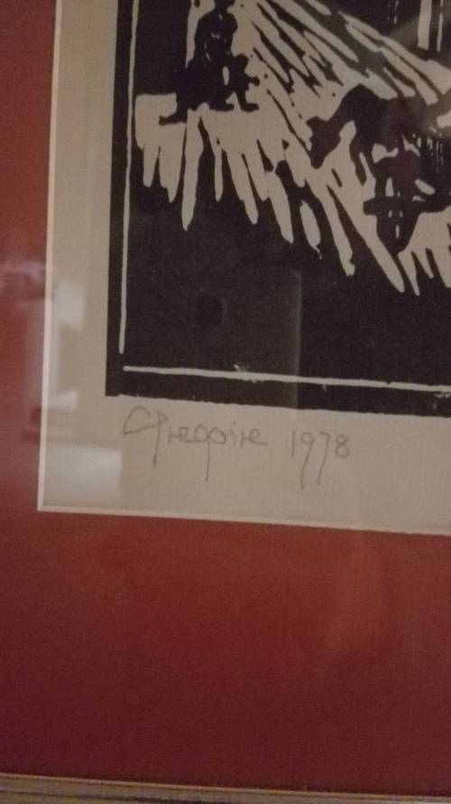 Gregoire Boonzaier Mosque In District Six Linocut